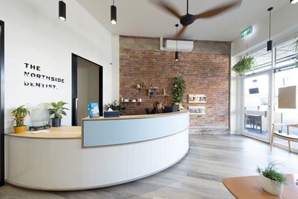 Commercial fitout cabinetry at Northside Dentist