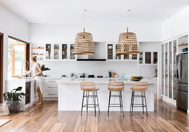 Coastal kitchen from a coastal home project