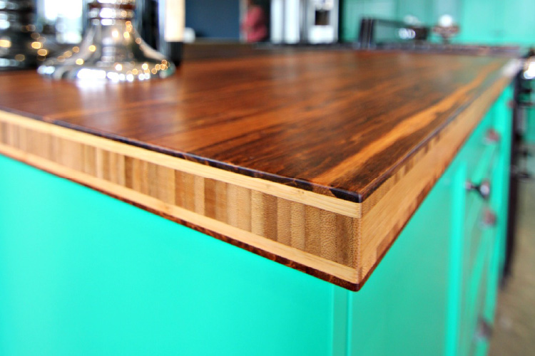 Custom timber benchtop edge detail by Complete Style Joinery in Ballarat