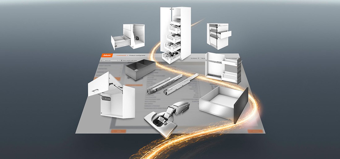 Blum kitchen storage systems and hardware for modern kitchens