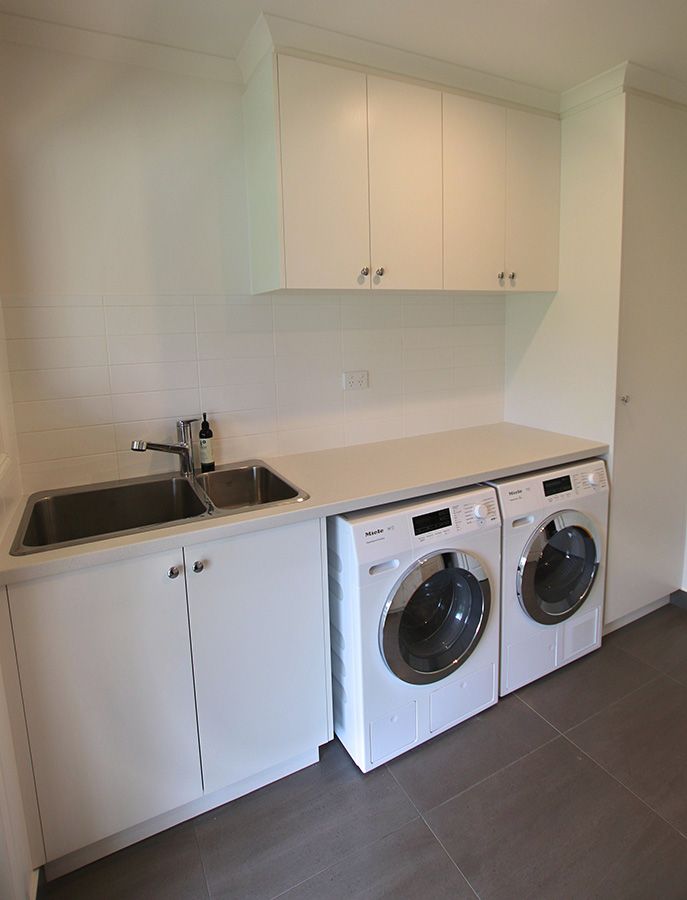 Custom laundry cabinetry by Complete Style Joinery in Ballarat