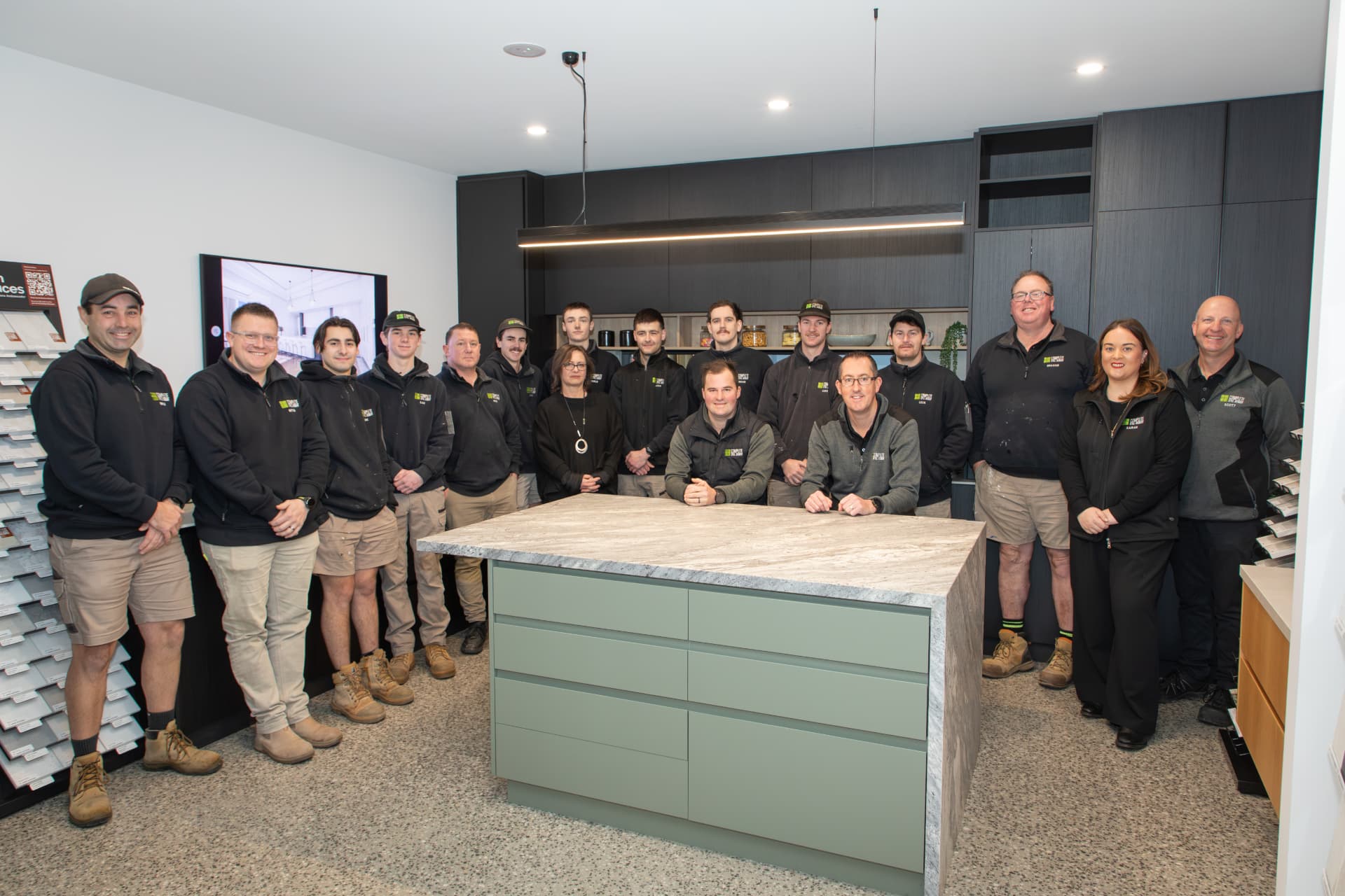 The Complete Style Joinery team in the Ballarat showroom
