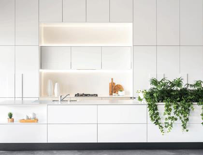 Zen contemporary kitchen design