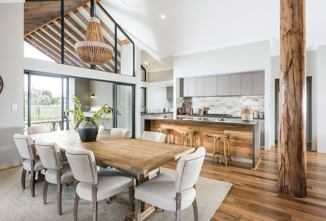 The Kalgup natural timber kitchen