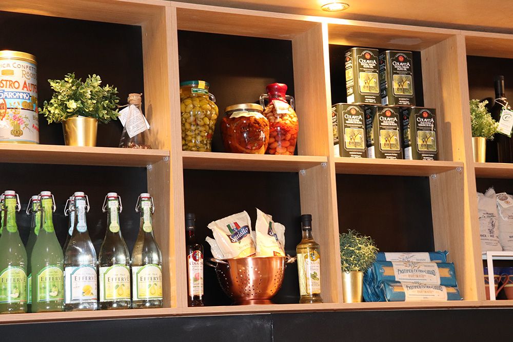 Custom shelving at Olive Grove Cafe in Ballarat
