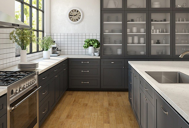 Hamptons style kitchen with Laminex cabinetry