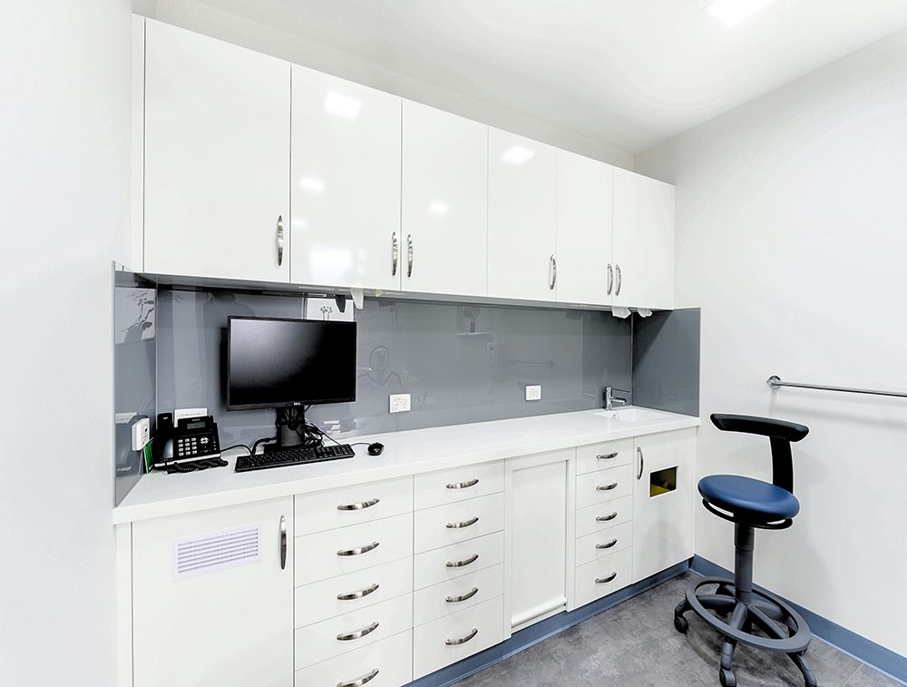 Surgery room joinery and cabinetry