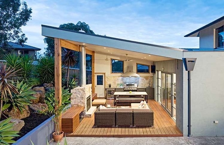 Alfresco outdoor kitchen cabinetry